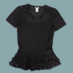 Hand knit Oscar de la Renta tunic